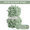 thumbnail image 5 of 12Pcs Bulky Loop Yarn for Finger Knitting Soft,Off The Hook Loop Yarn,No-Needle Craft Chenille Yarn for Crocheting, Hand-Knitting Yarn (9.8 yds,3.5 oz Each Skein), 5 of 8