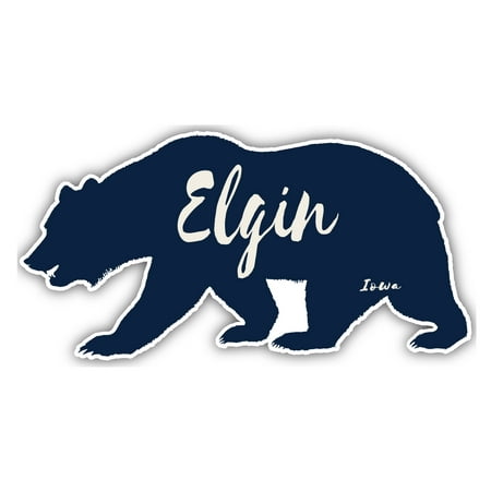

Elgin Iowa Souvenir 3x1.5-Inch Fridge Magnet Bear Design