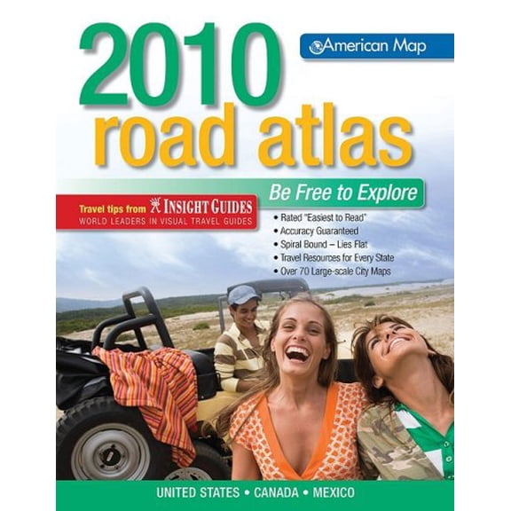 Pre-Owned American Map 2010 Road Atlas United States, Canada, Mexico (Paperback) 084160987X 9780841609877