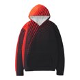 thumbnail image 5 of Unisex Solid Color Hooded Sweatshirt, Printed Long Sleeve Pullover with Comfortable Fit, Casual Streetwear for Men and Women, Daily Loungewear and Outdoor Activities Orange XXL, 5 of 5
