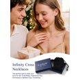 thumbnail image 4 of Suplight Heart Inifinity Cross Necklace for Women, Shiny 14K Gold Plated Synthetic Diamond Crystal CZ Necklace, Hypoallergenic Jewelry Gift for Mom Daughter Birthday Mothers Day Christmas, 4 of 7
