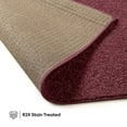 thumbnail image 5 of Furnishmyplace Modern Plush Solid Color Rug - Pet Friendly, Made in USA, Cranberry Area Rugs 3' Round, 5 of 12