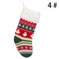 thumbnail image 3 of Christmas Stocking Knitted Decorative Festive Xmas Hanging Sock Holiday Stocking, 3 of 10