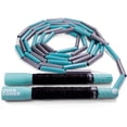 thumbnail image 1 of EliteSRS, Overcomer - Adjustable Beaded Jump Rope for Fitness - Turquoise, 1 of 5