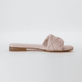 thumbnail image 6 of Cushionaire Franca Woven Slide Sandals Women Dressy or Casual with Memory Foam | Comfortable Summer Shoes for Women | Lightweight Slip-On Flat Sandals | Wide Widths Available, 6 of 8