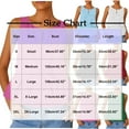thumbnail image 3 of Women's Summer Sleeveless Tank Tops Crewneck Tie Front Loose Flowy Ruffle Peplum Babydoll Blouses, Limited Time, Under 10 Dollars, 3 of 6