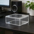 thumbnail image 5 of Transparent Acrylic Square Box, 6X6X2.4Inch Clear Storage Container, Display Organizer For Jewelry, Crafts, Cosmetics (1Pc) For Home Office, 5 of 6
