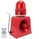 thumbnail image 2 of Alarma de luz de sonido industrial protección IP65 bocina de alarma de voz personalizable para exteriores para almacén de fábrica escolar 12-24V, 2 of 13