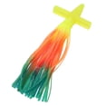thumbnail image 2 of 7/9 Inch Trolling Lure Double Skirted Soft Sea Head Teaser Bait Bird Tuna Mahi, 2 of 8