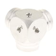 thumbnail image 4 of Acoplador De Empalme De Codo De Tres Vías De Aluminio De perfke Conector del codo del soporte de la etapa, 4 of 6
