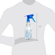(4 pack) Great Value Empty Plastic Spray Bottle, 16 oz Capacity, Bubble Design, Single Count