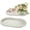 1 tier-2pk, variant on Wood Tiered Tray - 2-Tiered Farmhouse Serving Tray with Metal Handle for Kitchen Counter or Living Room Table