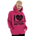thumbnail image 4 of I Love Someone with Autism Puzzle Hoodie Sweatshirt Women Men Brisco Brands S, 4 of 6