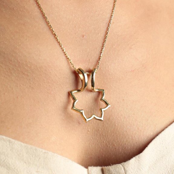 925 Silver Sunflower Ring Holder Necklace Thick Chain Options Ring Size For Gift valentine Gift Engagement Ring Keeper Wedding Ring Holder