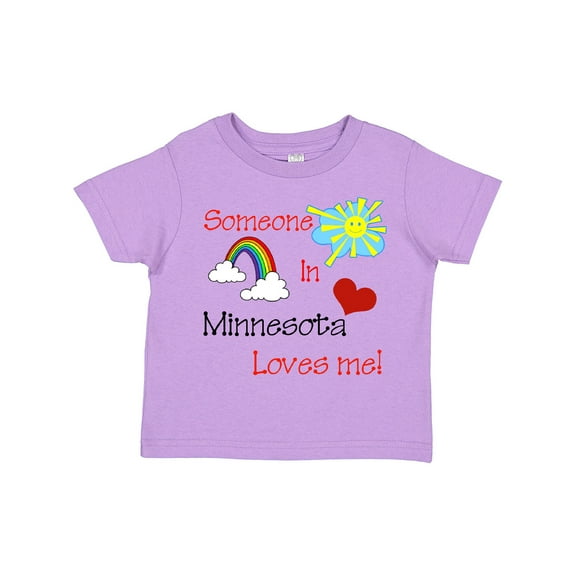 Inktastic Someone in Minnesota Loves Me Boys or Girls Toddler T-Shirt