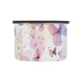 thumbnail image 2 of Pink & Blue Butterfly Airtight Coffee Bean Canister 30oz Food Storage Containers with Lids For Gournd, Tea, Sugar, Flour, Rice, Cereal, Candy Cookie Jar, 2 of 8