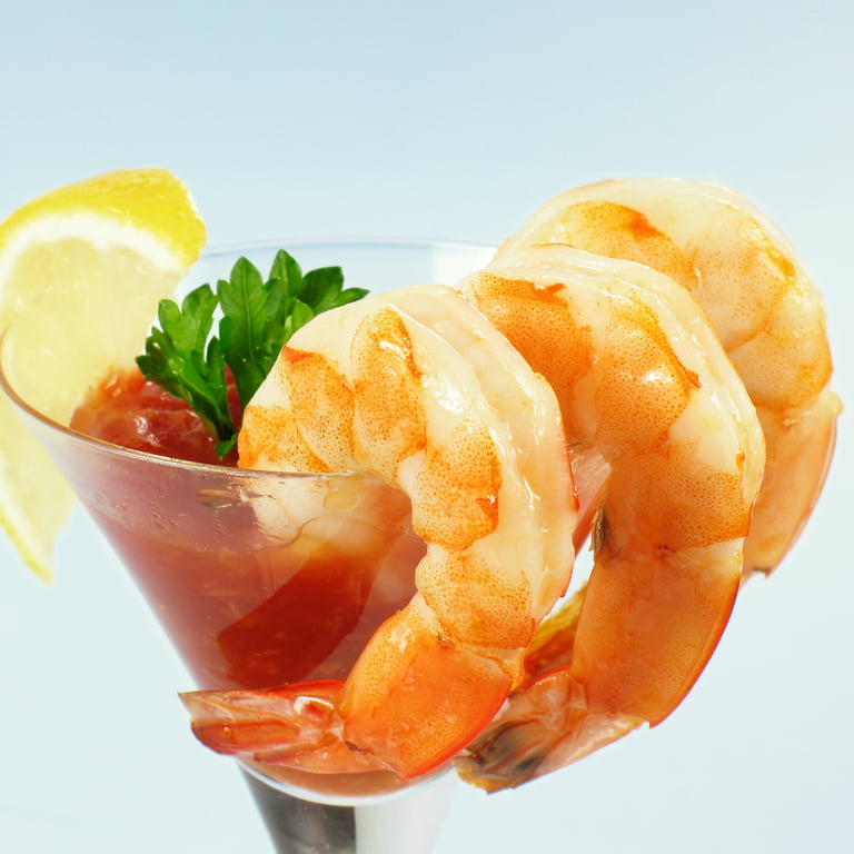 Save on Giant Cooked Tail-On Shrimp Extra Large 26-30 ct per lb
