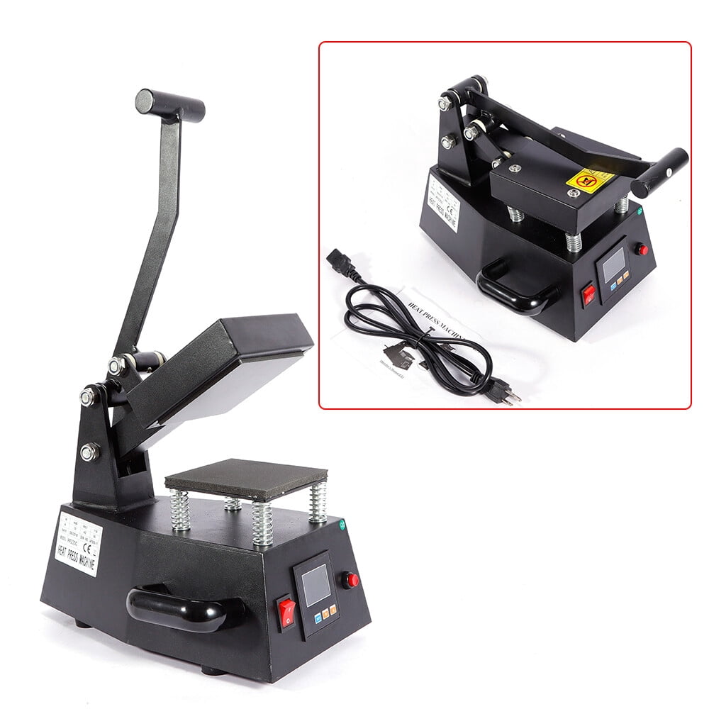 450W 110V Hot Press Machine, Heat Press Machine with LCD Screen, 0-250°C, Freestanding