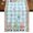 Brushed Nickel, variant on Table Runners 108 Inches Long Dress Scarves, Happy Easter Farmhouse Coffee/Dining/Kitchen Table Runner for Living Room, Spring Gnomes Rabbit Eggs Floral Lattice 13x108 Inch
