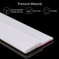 thumbnail image 2 of DISEN Door Draft Stopper Under Door Seal for Exterior/Interior Doors, Door Sweep Strip Under Door Draft Blocker, Soundproof Door Bottom Weather Stripping, 2 Inch W x 39 Inch L, White, 2 of 8