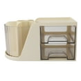 thumbnail image 2 of Rotatable Desktop Organizer Drawer, Multifunctional Stationery Holder Cosmetics Storage Box  for Office Accessories and Small Stationery Items, 2 of 8