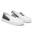 thumbnail image 3 of CROWN DOUBLE GRAY Men’s slip-on canvas shoes (13), 3 of 4