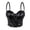 Black, variant on LILIYA Sequin Corset Tops for Women, Sparkly Rhinestone Overbust Bustier Shapewear, Shiny Waist Cincher Bodysuit for Halloween Party Stage Performance and Night Club, Glamorous Corset