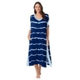 thumbnail image 6 of Layla Women’s Sleepwear 46” Knit Caftan, XS-5X, 6 of 6