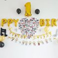 thumbnail image 5 of Corona Feliz Cumpleaños Banner Con Foto Clip 1Er Cumpleaños Fiesta Decoración Niño Un Año Banderines Primer Cumpleaños Advancent HA015040-00, 5 of 5