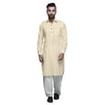 thumbnail image 1 of Atasi Kurta Pathani Classique à Col pour Garçons Chemise en Rayonne à Poche avant, 1 of 5