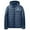 Navy, variant on Puffer Jacket for Mens Quilted Jacket Print Graphic Heart Wave Zip Front Long Sleeve Thermal Outerwear With Side Storage Pockets Fashion Winter Daily Top Men Clothings