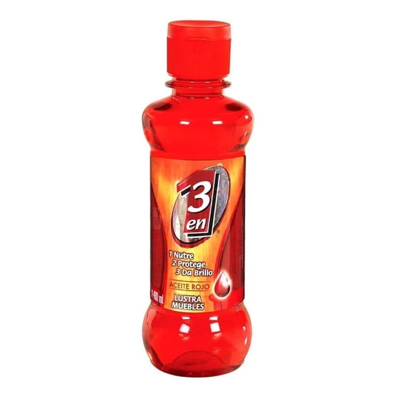 Aceite rojo 3 en 1 lustra muebles 480 ml