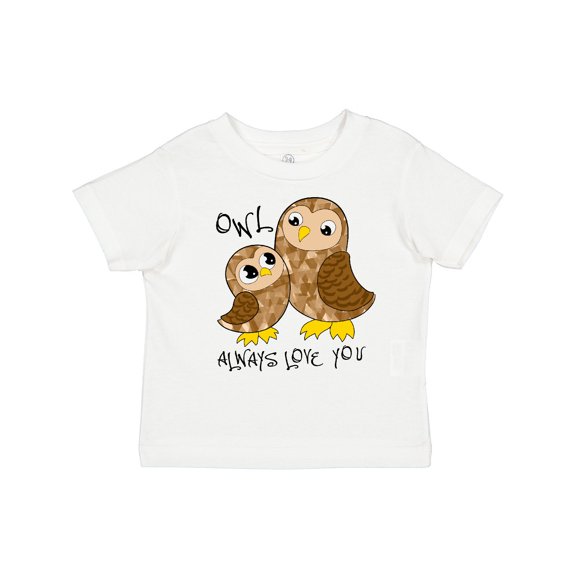 Inktastic Owl Always Love You Cute Owl Family Boys or Girls Toddler T-Shirt