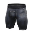 thumbnail image 1 of Mens Compression Shorts Base Layer Running Briefs Fit Sports Gym Fitness Short Pants, 1 of 3