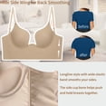 thumbnail image 6 of Women's Low Back Bra Deep U Plunge Backless Bras Convertible Multiway Low Cut Open Back Bra Halter Bras, 6 of 9