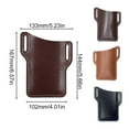 thumbnail image 3 of Advancent cinturón de cintura protector de teléfono móvil estuche de almacenamiento monedero al aire libre marrón carpas Café Advancent OD022372-01, 3 of 6