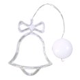 thumbnail image 4 of Lámpara LED navideña con ventosa, campana, muñeco de nieve, estrellas, luces festivas, lámpara colgante ornamental a batería para decoración del hogar, 4 of 5