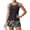 Army Green, variant on Plus Size Tankini Swimsuits for Women Tummy Control Two Piece Bathing Suits Tropical Hawaiian Blouson Swimsuit Tankini Top and Boyshorts