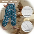 thumbnail image 6 of DISNIMO Blue Axolotl Bloomer Harem Pants for Girls Harem Bloomers for Kids Harem Pants Girls Soft Harem Bloomers Summer Fall Long Pants for Kids Girls Baggy Pants Size 3-7 Sweatpant, 6 of 7