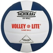 Tachikara SVMNC Volley-Lite Training Volleyball, Navy/White