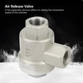 thumbnail image 4 of Válvula de escape rápido de aire, Aleación de aluminio G1 / 4 Válvula de escape rápida Válvula de escape rápido neumática, Conector de rosca Válvula de control de flujo de aire Khall GS07841, 4 of 6