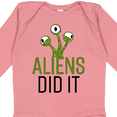 thumbnail image 4 of Inktastic Aliens DId It Boys or Girls Long Sleeve Baby Bodysuit, 4 of 5