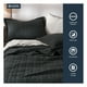 thumbnail image 4 of Edredón Ligero Reversible Pinsonic Velvet Esquimal Colcha Doble Vista (Queen Size, Negro grisáceo), 4 of 8