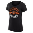 thumbnail image 2 of Women's G-III 4Her by Carl Banks Black Baltimore Orioles Super-Slim Fit Lightweight City Graphic T-Shirt, 2 of 5