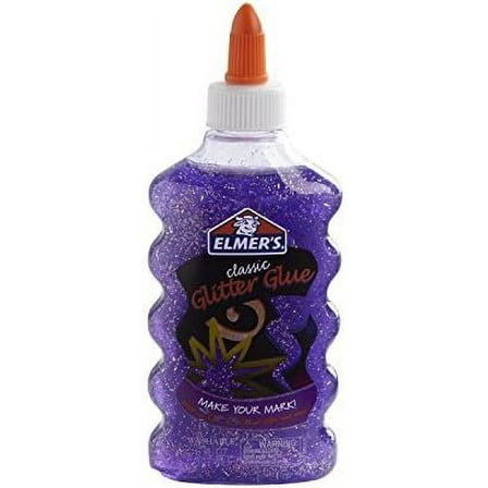 Elmers Liquid Glitter Glue, Washable Assorted Colors, 6 oz, 3 pack