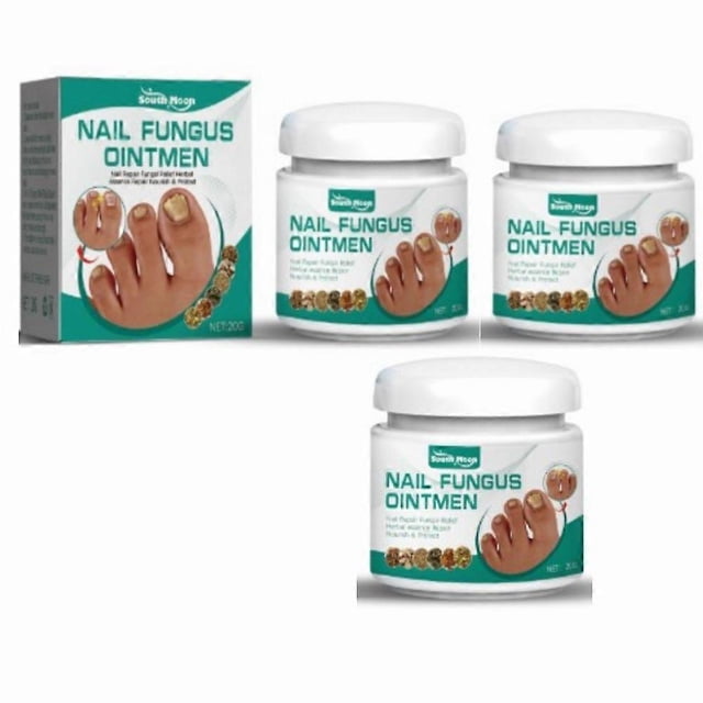 3pcs Nail Onychomycosis Cream Feet Heeling Gray Nails Moisture Cream For Women Men Daily Nail Care