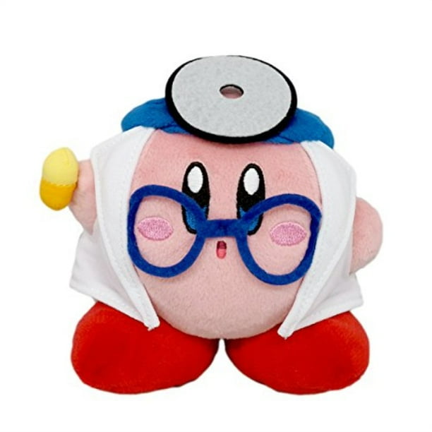 sanei star kirby plush toy doll kp24 doctor kirby s height 10cm - Walmart.com - Walmart.com