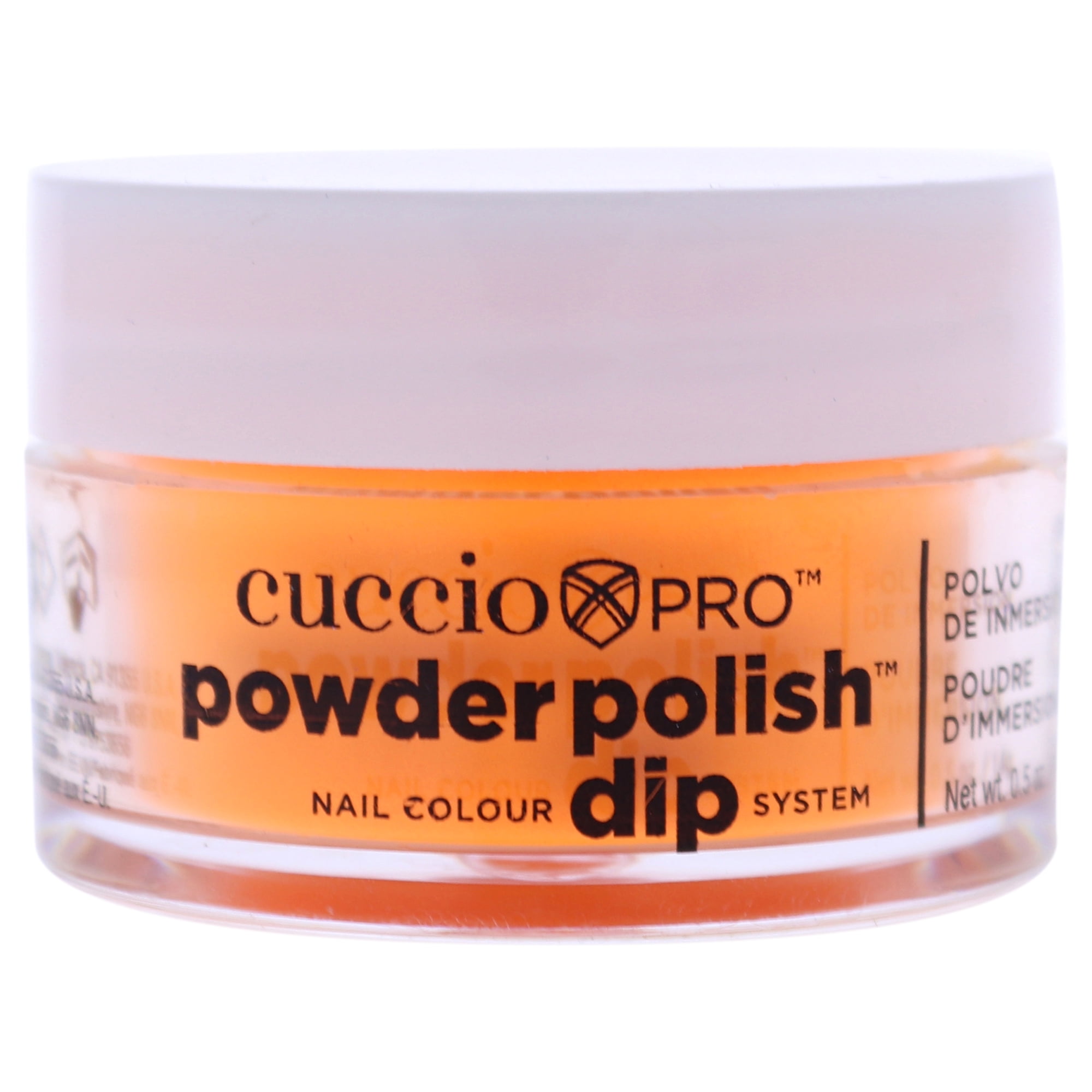 Pro Powder Polish Nail Colour Dip System - Neon Orange by Cuccio for Women - 0.5 oz Nail Powder