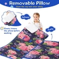 thumbnail image 3 of Pioneer Flower Floral Print Pattern Toddler Nap Mats for Kids Preschool,Sleeping Mat Bag or Kids,Toddler Sleeping Bag,Toddler Nap Mat or Daycare, 3 of 6