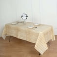 thumbnail image 5 of Efavormart 52"x108" Natural Rustic Wooden Print Plastic Vinyl Tablecloth, Waterproof Disposable PVC Tablecloth, 5 of 5